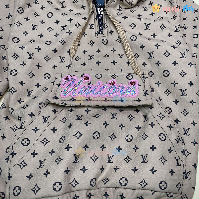 ست هودی شلوار دخترانه داخل خز Louis Vuitton 1 - فروشگاه لباس کودک نی نی استار 6