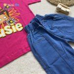 تیشرت شلوارک جین دخترانه مدل SUSIE 8 تا 10 سال 2 - نی نی استار