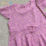 سارافون دخترانه نخی مدل کیتی صورتی 3 - نی نی استار