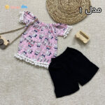 شومیز شلوارک نخی دخترانه 1 تا 3 سال خرگوش - نی نی استار