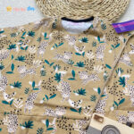 کراپ شلوار دخترانه پنبه طرح پلنگ 3 الی 8 سال 3 - نی نی استار