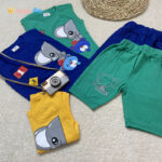 تاپ شلوارک پسرانه طرح فیل مناسب 1 تا 3 سال 2 - نی نی استار