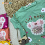 تیشرت شلوارک DENIZ خرس گلدوزی - نی نی استار