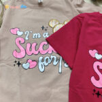 تیشرت شلوارک دخترانه مدل میکی آبنباتی 2 - نی نی استار