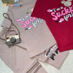 تیشرت شلوارک دخترانه مدل میکی آبنباتی 3 - نی نی استار