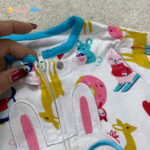 رامپر نوزادی carter's زیپ دار پنبه خالص مدل خرگوش 4 - نی نی استار