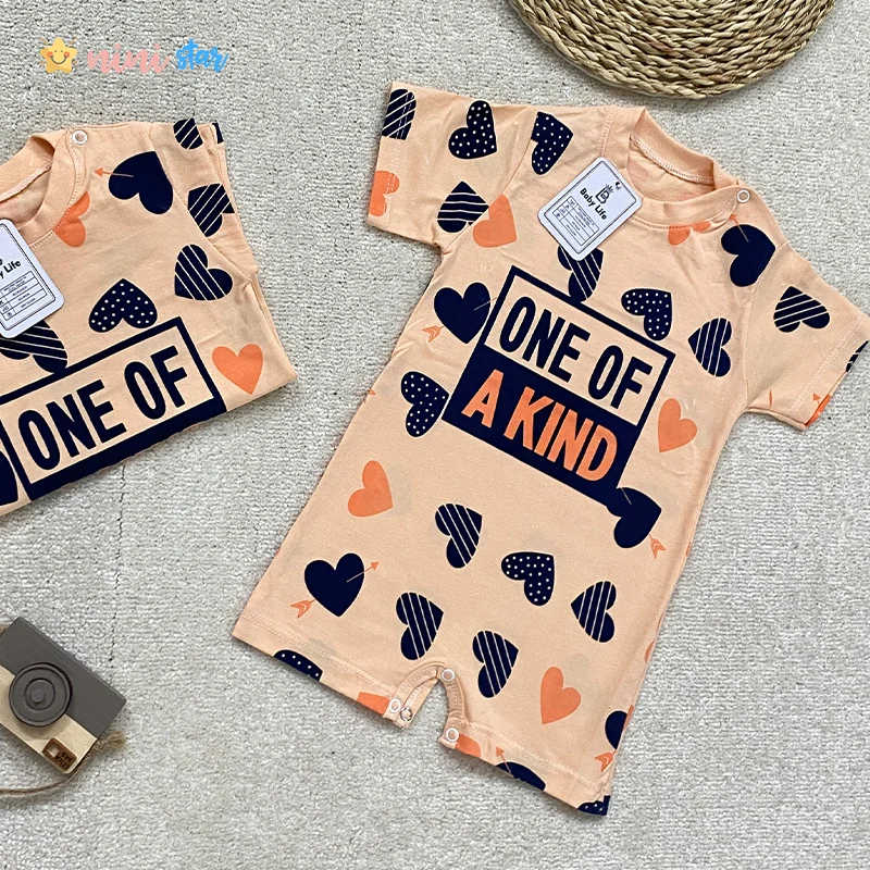 رامپر نوزادی برند BABY LIFE مدل قلب - نی نی استار