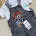 ست 2 تکه سرهمی و تیشرت بچه گانه 1 تا 4 سال 2 - نی نی استار