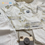 پیراهن شلوارک لینن پسرانه 2 تا 9 سال 2 - نی نی استار