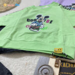 کراپ شلوارک دخترانه جین مدل میکی موس 1 الی 7 سال 3 - نی نی استار