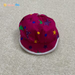 کلاه نقاب دار نوزادی کتان قرمز - نی نی استار