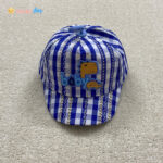 کلاه نقابدار شاخ دار سلیکونی نوزادی آبی تیره - نی نی استار