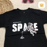 تیشرت مشکی پسرانه محرمی SPACE 2 - نی نی استار