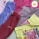 تیشرت شلوار دخترانه پنیه POSHIRAN طرح بستنی 2 - نی نی استار