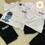 تیشرت شلوارک پسرانه NASA پنبه خالص 2 - نی نی استار