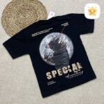تیشرت مشکی پسرانه SPECIAL پنبه 3 - نی نی استار
