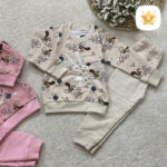 بلوز شلوار دخترانه کد 2015 خرگوش کرم - نی نی استار