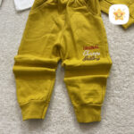 ست 3 تکه پسرانه دورس خردلی 3 - نی نی استار