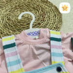 2 تکه تیشرت و بیلر نوزادی مدل گاوی پنه جنس عالی 4 - نی نی استار