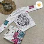 بلوز تک دخترانه چاپ اردک مناسب 4 تا 12 سال 4 - نی نی استار