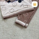 بلوز شلوار خلبان تدی چاپی 6 تا 8 سال 4