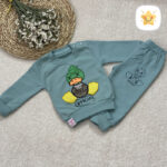 بلوز شلوار دخترانه اردک پنبه 1 تا 2 سال سبز - نی نی استار