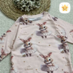 بلوز شلوار دخترانه چاپی خرگوش 2 - نی نی استار