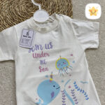 سرهمی نوزادی پنبه برند BABY LIFE هشت پا و نهنگ 3 - نی نی استار