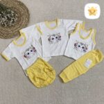 سرویس 5 تکه نوزادی NINIKHAS زرد - نی نی استار