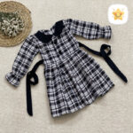 پیراهن دخترانه یقه ب 4 سایز - نی نی استار