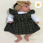 2تکه بلوز و سارافون نوزادی 3 ماه تا 1 سال تن خور - نی نی استار