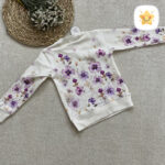 بلوز تک دخترانه چاپ دختر و گوزن پارچه اسپان 2 تا 12 سال 3 - نی نی استار