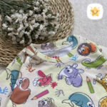 بلوز شلوار بچه گانه حیوانات جنگل پارچه اسپان 2 تا 10 سال 2 - نی نی استار