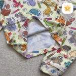 بلوز شلوار بچه گانه حیوانات جنگل پارچه اسپان 2 تا 10 سال 3