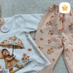 بلوز شلوار دخترانه خرگوش و چتر اسپان 2 تا 10 سال 3