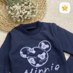 بلوز شلوار دخترانه پنبه مدل میکی شنل 1 تا 8 سال 2 - نی نی استار