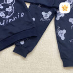 بلوز شلوار دخترانه پنبه مدل میکی شنل 1 تا 8 سال 4