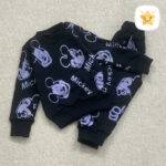 بلوز شلوار دخترانه پنبه مدل میکی مینی 1 تا 8 سال مشکی - نی نی استار