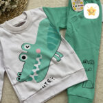 بلوز شلوار پسرانه مدل تمساح 1 تا 4 سال 3 - نی نی استار