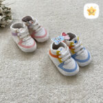 پاپوش اسپرت نوزادی ساق دار صورتی