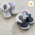 پاپوش نوزادی زمستانی بوت سفید