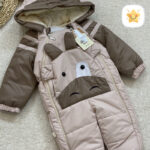 کاپشن سرهمی نوزادی 6 تا 12 ماه مدل گاوی 3 - نی نی استار