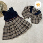 کت سارافون دخترانه پارچه شنل 4 سایز 3 - نی نی استار