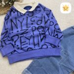 بلوز شلوار جین پسرانه یقه دار وارداتی 2 - نی نی استار