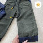 بلوز شلوار پسرانه اسپرت شلوار مخمل مناسب 1 تا 4 سال سبز 2