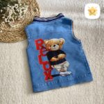 3 تکه تیشرت جلیقه و شلوار جین پسرانه برند zizi کیفیت عالی - نی نی استار