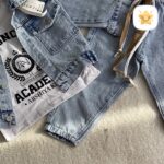 3 تکه کت شلوار جین (دختر و پسر) اسپرت جنس عالی 4 - نی نی استار