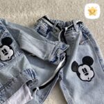 3 تکه کت شلوار جین دخترانه مدل میکی موس 2تا 9 سال کیفیت بی نظیر 3 - نی نی استار