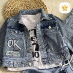 3 تکه کت شلوار جین پسرانه مدل ok مناسب 4 تا 12 سال 2 - نی نی استار