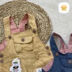 بیلر نوزادی کتان (کوتاه) برند NINI MAX خردلی - نی نی استار